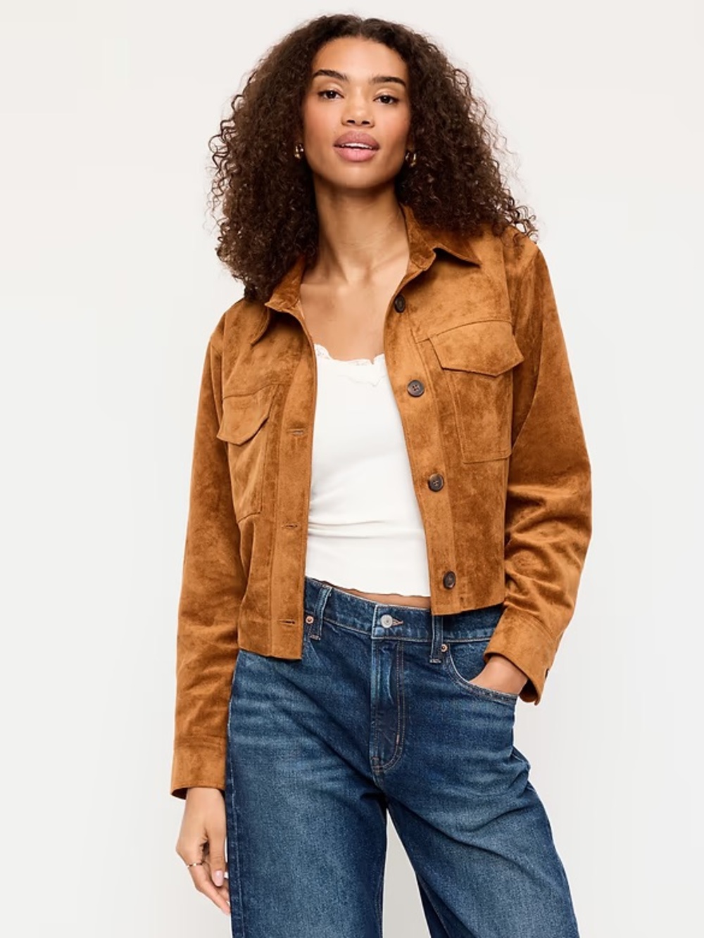 NWOT Old Navy Women's Faux Suede Jacket